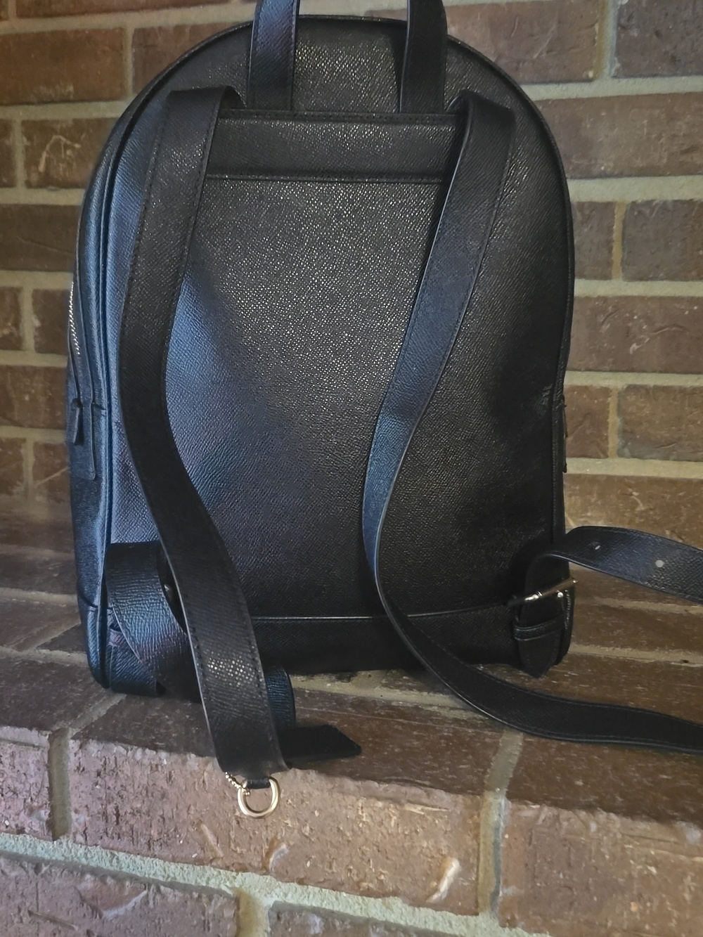 COACH Women's Kenley Backpack (Crossgrain Leather - Black) - Picture 5 of 10